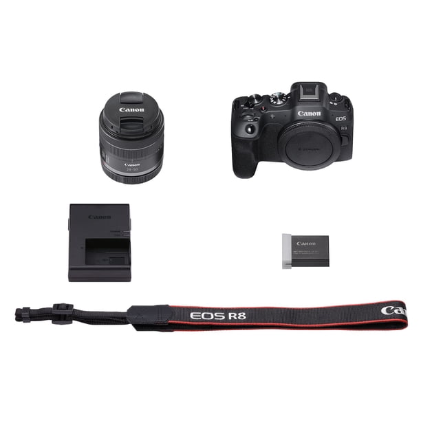 Canon EOS R8 Mirrorless Camera with RF 24-50mm f/4.5-6.3 is STM