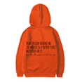 thumbnail image 5 of PMVFHDE Liquidation Automne Sweat à Col Rond Sweat à Capuche pour Filles Manches Longues Sweat à Capuche Graphique Pulls Mignons pour Enfants Vêtements pour Filles Orange,100, 5 of 5
