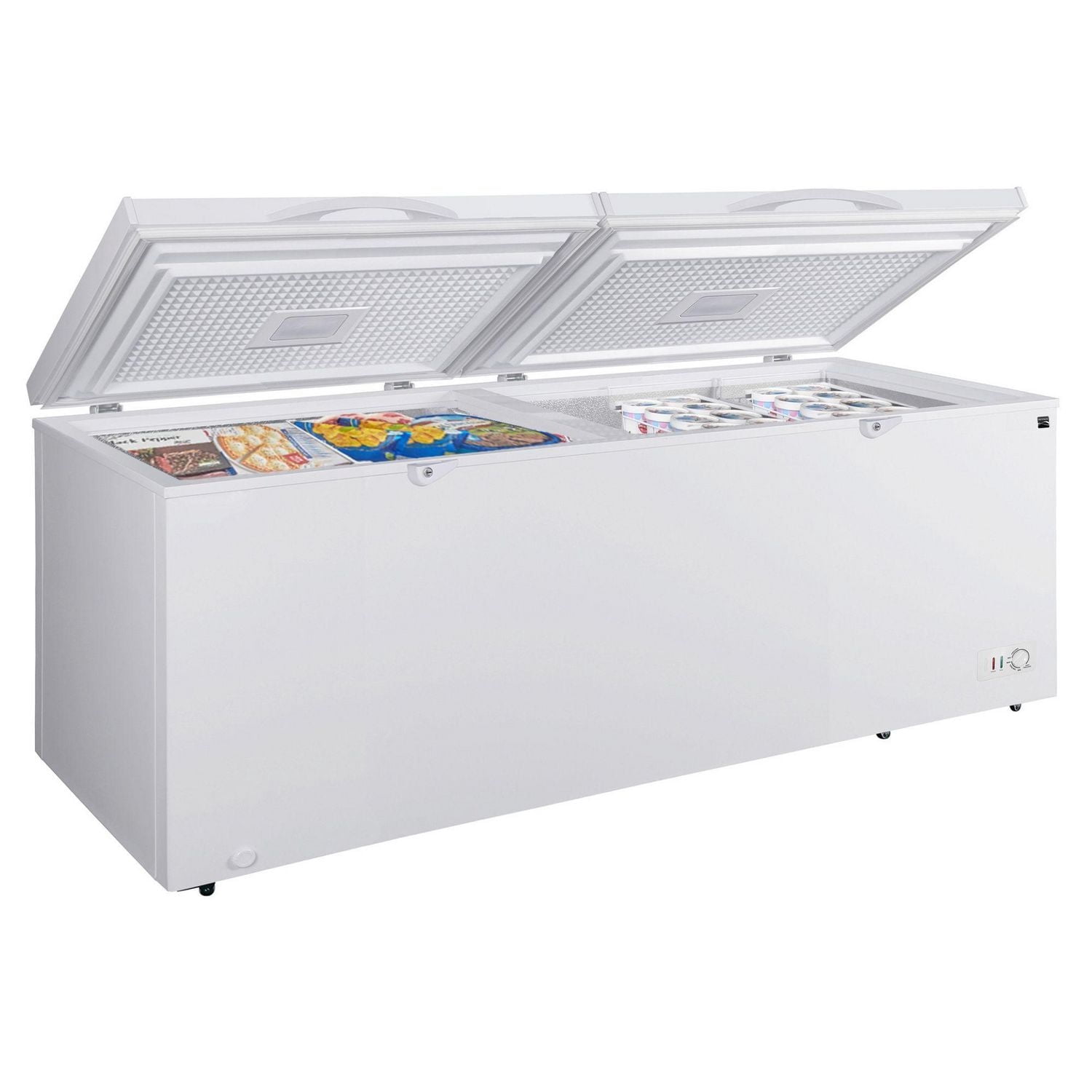 Kenmore Congélateur/Réfrigérateur Coffre Convertible 25 pi³, 710L, E-STAR, Grande Capacité, Blanc, Congélateur Réfrigérateur à Double Fonction