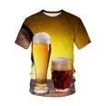 thumbnail image 1 of Tenmix Chemises Imprimées 3D pour Hommes Hauts d'Été Réguliers T-Shirt Graphique de Vacances Manches Courtes Style-D TP, 1 of 2