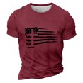 thumbnail image 1 of Chemises à Manches Longues pour Hommes Imprimé Décontracté Col Rond T-Shirt à Manches Courtes, Chemises à Manches Longues pour Hommes Coton, 1 of 4