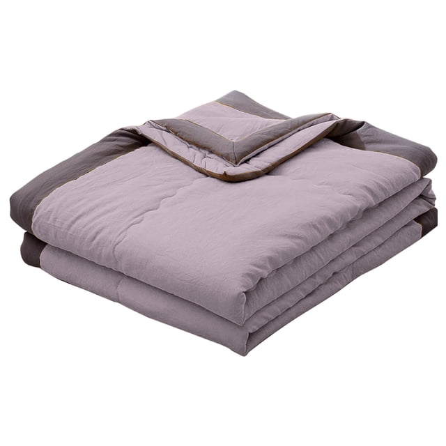 Cooling Blankets Skin Friendly Plain Print Washed Cotton Bed Blanket Tear Resistant 55x79IN Summer Comforter King Size Plush Throw Blankets for Couch Summer Items Keep Cool for Night Sweats