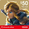 thumbnail image 1 of Nintendo eShop $50 Carte Cadeau (Code Numérique), 1 of 5
