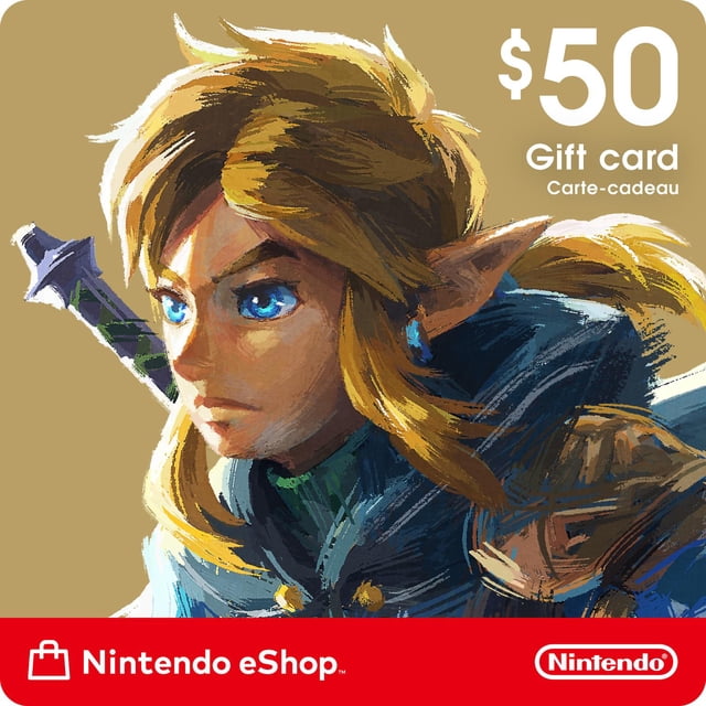 Nintendo eShop $50 Carte Cadeau (Code Numérique)
