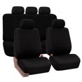 thumbnail image 2 of FH Group Car Seat Covers Full Set Cloth - Universal Fit, Automotive Seat Covers, Airbag Compatible, Solid Bench Rear Seat, Washable Car Seat Cover for SUV, Sedan, Van, 2 of 9