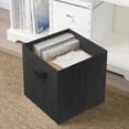 thumbnail image 4 of YOYTOO Lot de 2 Bacs de Rangement en Tissu Pliables, Bacs de Rangement Pliables de 11 Pouces, 4 of 7