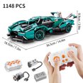 thumbnail image 2 of Technical Super Speed Racing Car V12 Building Blocks Sports Model Bricks Assembly Toys for Boys Compatible with Legoed particles, 2 of 6