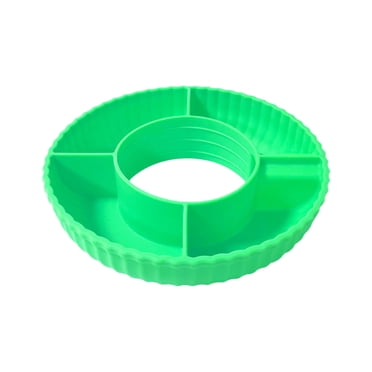 Sectional Platter Divided Serving Dishes Appetizer Serving Trays with 4 Compartments Platter Tray Veggie Tray Chip Dip Tray Divided Snack Trays for Fruit Nut Candy Party,Durable Silica Gel