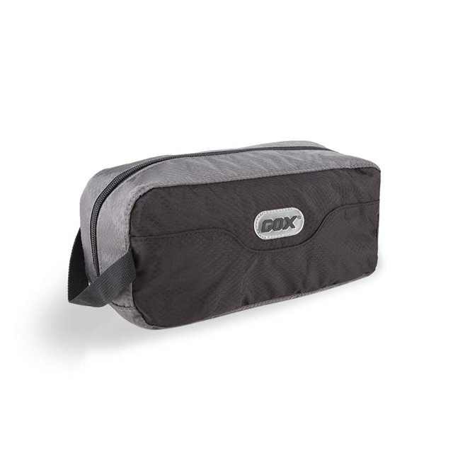 GOX Small Travel Toiletry Bag Dopp Kit Case For Men Multifunction Organizer Pouch(Black/Grey)