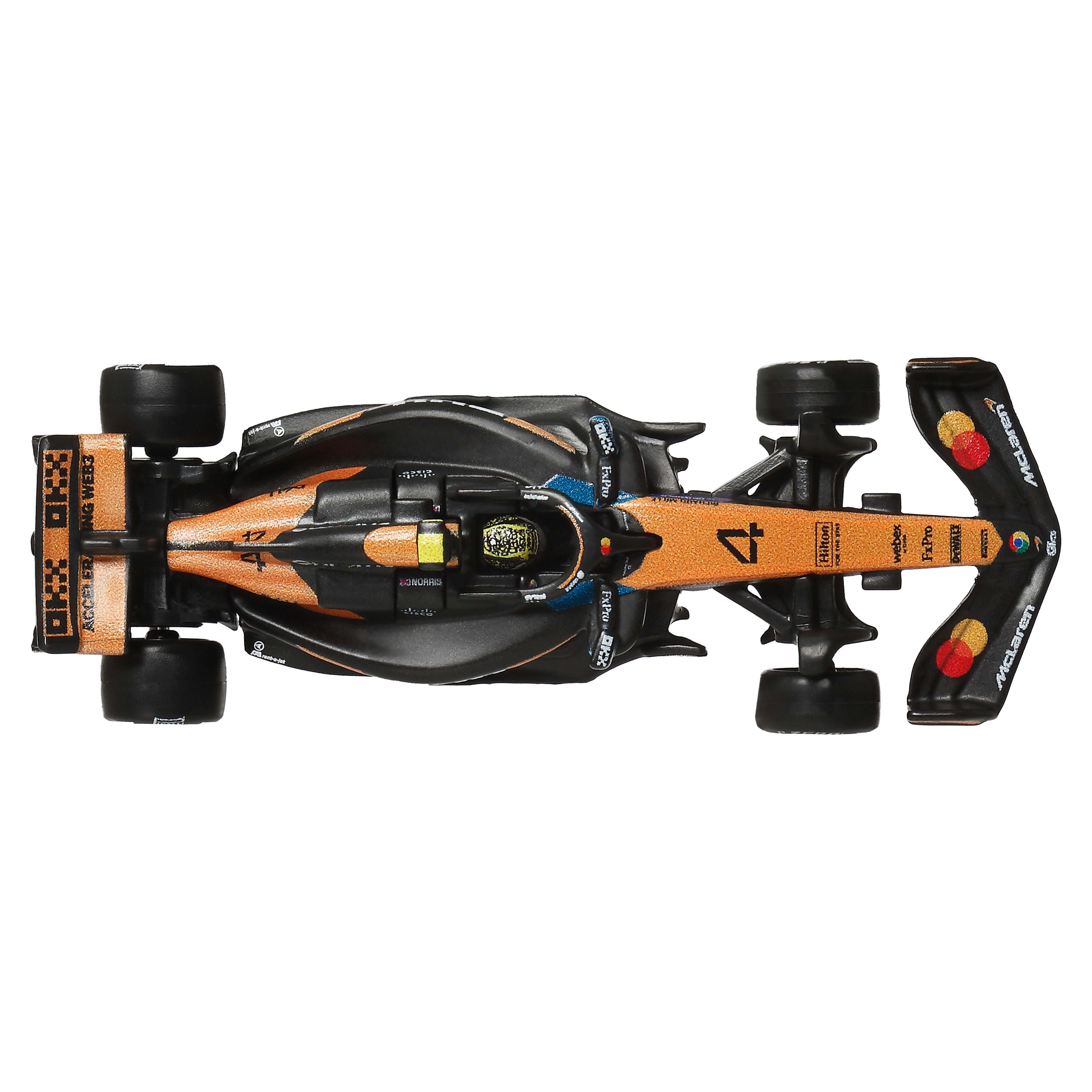 Hot Wheels Premium Formula 1 2-Pack of 1:64 Scale Cars, McLaren