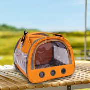 Uscallm Pet Travel Carrier Portable Breathable Foldable Excursion Bag Cage For Small Birds Parrots Hamsters Outdoor Vet Visits Home Use
