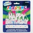 thumbnail image 1 of Flashing Happy Birthday Cake Topper Decoration, 1 of 2