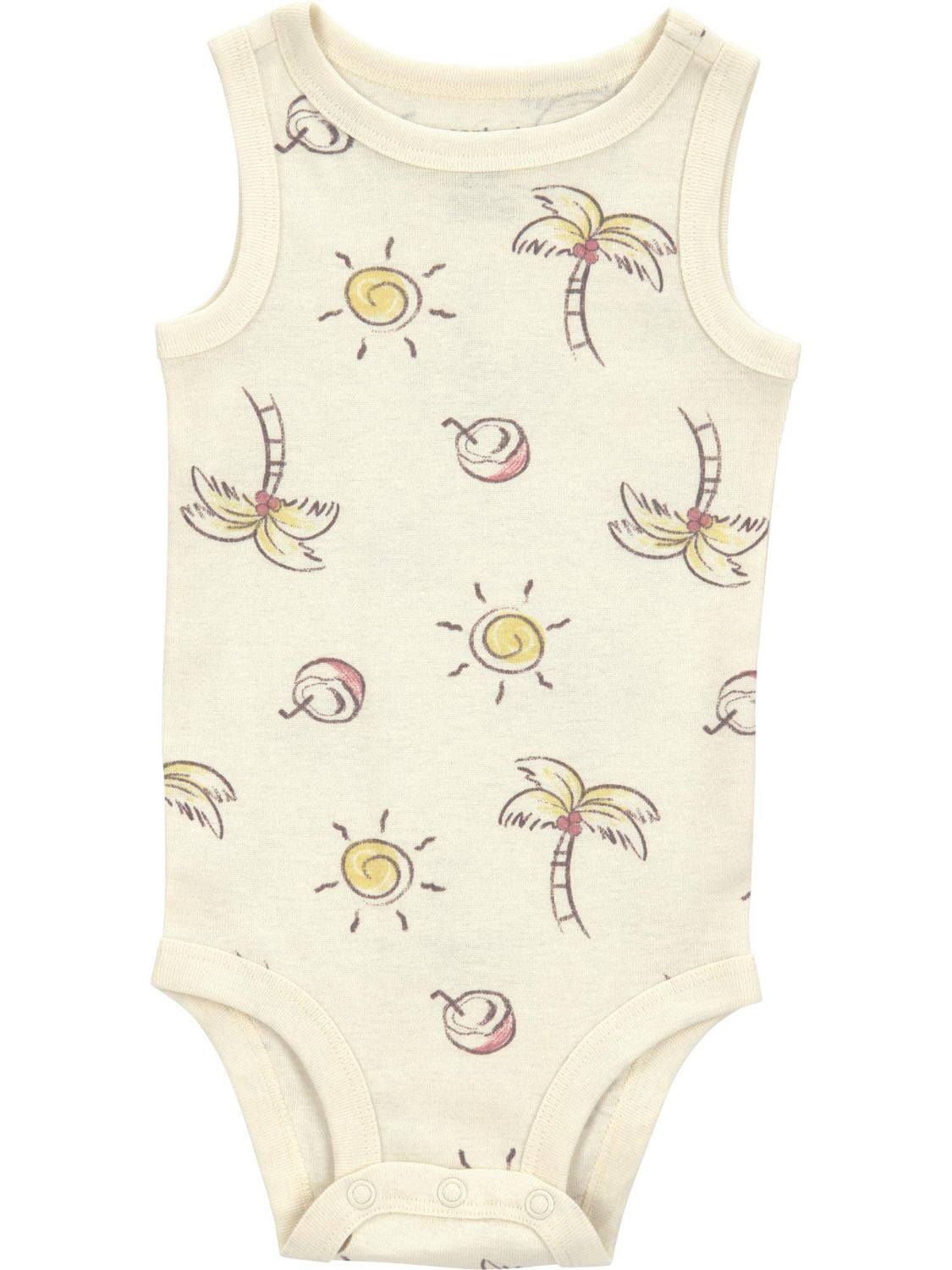 Carter's Child of Mine Gar Ensemble court de 3 pièces - Palmiers bruns