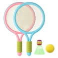 thumbnail image 4 of Durable Children's Badminton Tennis Racket Parent Child Interactive Backyard Beginner Players Kindergarten Baby Sporting, 4 of 7