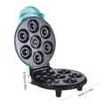 thumbnail image 2 of TFixol Dual-Sided 700W Donut Maker with Non-Stick Coating, Compact ABS Breakfast Machine in Green, 110V US Plug, 2 of 6