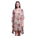 thumbnail image 1 of Bimba Kaftan de Plage Aquarelle, Paréo de Bikini, Robe Midi pour Femmes, Caftan Court - TG-3X, 1 of 5
