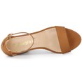 thumbnail image 4 of BLISSFUL STEP Women's Open Toe Platform Ankle Strap Chunky Heel Sandals, 4 of 6