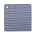 thumbnail image 1 of ziyahi Heats Insulation Table Mat Dish Plate Pot Pad Square Coaster Nonslip Placemat Desk Countertop Protector Kitchen Draining Gray, 1 of 5