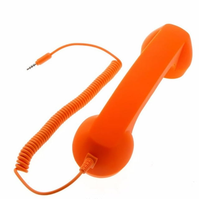 MesaSe 3.5mm Retro Mobile Phone Cellphone Receiver Telephone Handset with Microphone