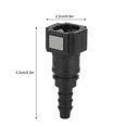 thumbnail image 4 of Quick Release Connector, 8mm Fuel Line Connector Abrasion  Anti Aging Easy Installation Black  for Motorcycle Accessories, 4 of 8