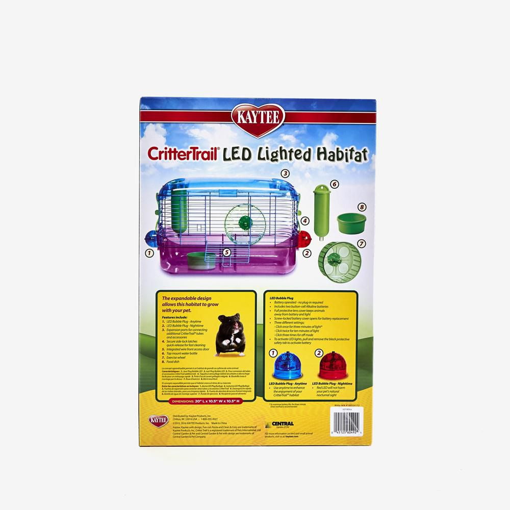 Kaytee Crittertrail LED Lighted Habitat, Starter Kit