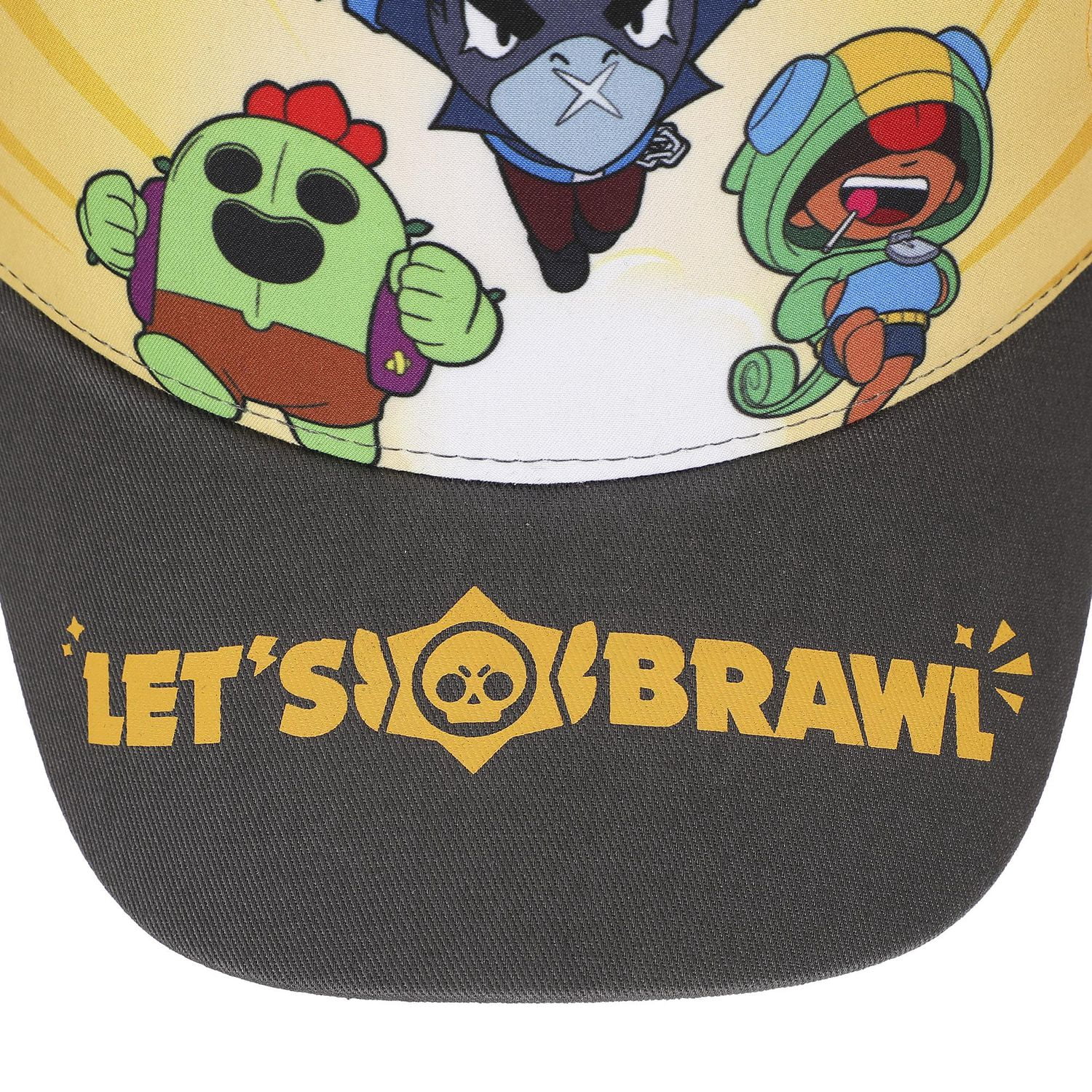 Chapeau Snapback Bleu Et Noir Personnages Brawl Stars