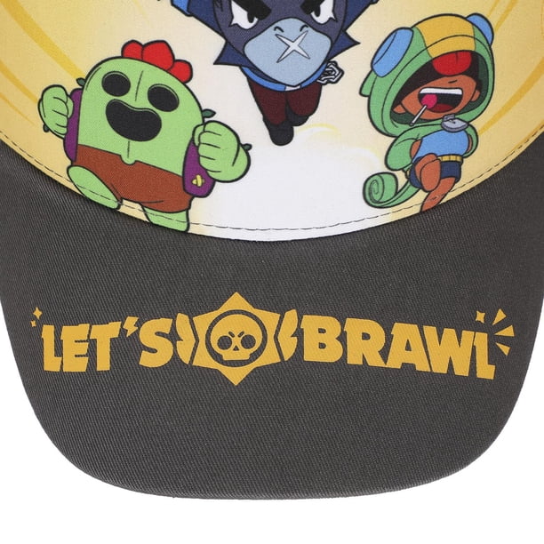 Brawl Stars Character Group Blue and Black Snapback Hat - Walmart.ca