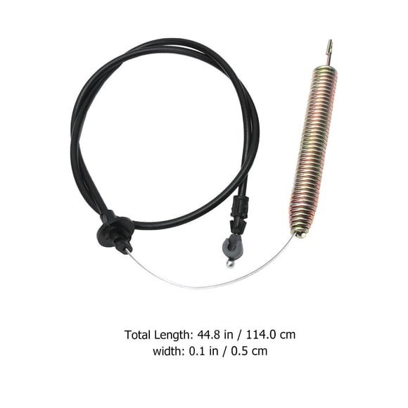 Phenofice 1Set Black Steel Lawn Mower Clutch Cable for Mowing Machine Pull Cord in Yard Garden