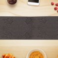 thumbnail image 3 of IH Casa Decor Vinyl Table Runner 54" Damask Chocolate - Ensemble De 2, 3 of 3