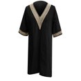 thumbnail image 4 of Cameland Robe d'Été Décontractée pour Femme à Col en V, Couleur Unie, à Manches Courtes, 4 of 5