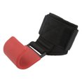 thumbnail image 1 of Poignée de Levage Robuste, Poignée de Main pour Haltérophilie Protection des Paumes Coussinet SBR Crochet en Acier pour Gym Rouge,Noir, 1 of 8