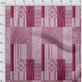 thumbnail image 3 of oneOone Viscose Chiffon Fabric Patchwork Geometric Print Fabric By Yard 42 Inches Wide, 3 of 4