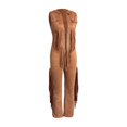 thumbnail image 4 of Gpoecd Combinaison pour Femmes Style Western à Franges en Suède Brun, Col en V, Liens Ajustables, Sans Manches, Pantalon pour Femmes Brun, TG, 4 of 4