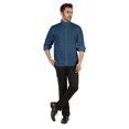 thumbnail image 2 of Bestman Formal Front Button Placket Solid Shirts For Mens Long Sleeve Regular Fit Shirt, 2 of 7