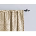 thumbnail image 2 of Eclipse Zana Trellis 63" Blackout Rod Pocket Window Panel, 2 of 3
