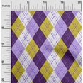 thumbnail image 2 of oneOone Rayon Lime Green Fabric Check Argyle Sewing Craft Projects Fabric Prints By Yard 56 Inch Wide, 2 of 4