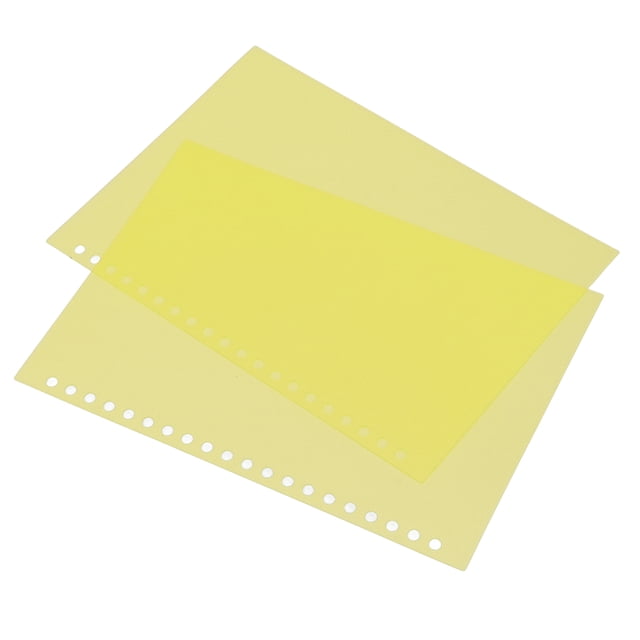Couverture de Présentation Reliure, Protège-Feuille A5 pour Cahier Jaune