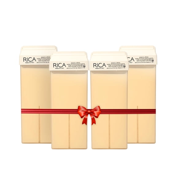 Rica Wax Argan Roll-On Wax Kit (Set of 4 Refill Wax) 100 ML
