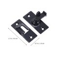 thumbnail image 2 of UPGRATOR Heavy-duty Sliding Door Lock Metal Latches Hardware Black 1Pc, 2 of 7