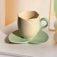 thumbnail image 4 of Suncoda Cup, Ceramic Coffee Cup and Saucer Set Home Restaurant Tea Cup Flower Tea Cup, 4 of 5