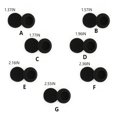 thumbnail image 4 of VONKY Coussinets d'Écouteurs Casque Rond Coussinets Antibruit Pièce de Réparation Remplacement pour AKG K402 K403 Écouteurs 60MM 1Ensemble, 4 of 6