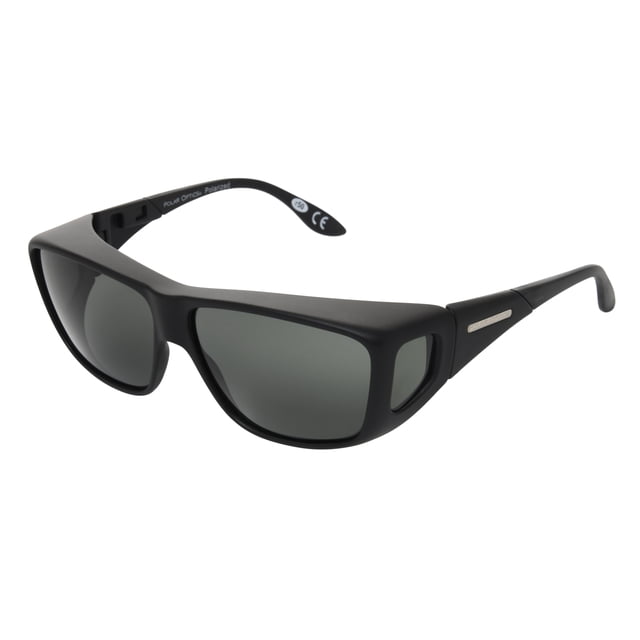 Polar Optics® Matte Black Fits Over Polarized Sunglasses