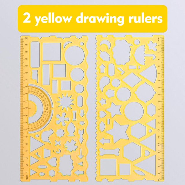 Feltree 1. Règle Géométrique. Dessin Polyvalent 3. Ensemble de Rapporteur Multifonction 4. Trousse de Mesure pour Élève du Primaire 5. Outil de Règle Transformable