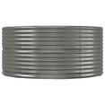 thumbnail image 2 of vidaXL Garden Raised Bed Grey 447x140x68 cm Powder-coated Steel, 2 of 4