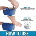 thumbnail image 4 of Mistaha 52oz Bento Lunch Box Salad Container for Lunch BPA Free Leak Proof Salad Dressing, 4 of 6