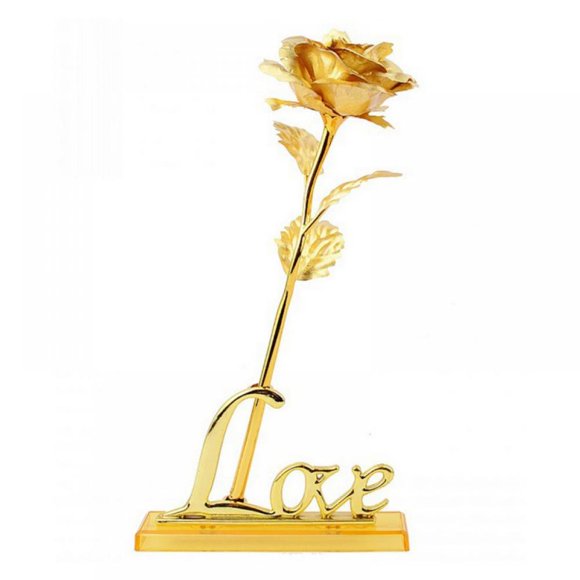 Christmas Rose Gifts for Her Rainbow Rose Flower Present Golden Foil with Luxury Gift Box Great Gift Idea for Thanksgiving Day Christmas Women Mom Gifts Valentine‘s Day Birthday Annive