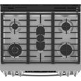 thumbnail image 3 of GE Profile Cuisinière à Gaz à Double Four de 30” avec Friture à Air Sans Préchauffage en Acier Inoxydable - PCGS960YPFS, 3 of 6