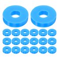 thumbnail image 1 of Shisuyan 20pcs Anti Vibration Pads for Air Conditioning Central AC Pads Rubber Isolator Pads for Air Conditioner Shock Pad Machine Mounting Pads Washer Mat Protector Sky-blue, 1 of 8