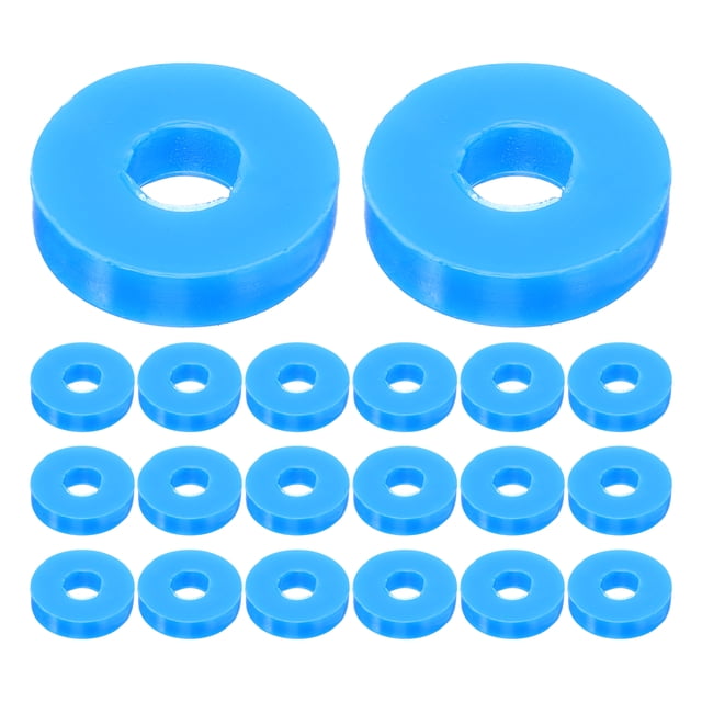 Shisuyan 20pcs Anti Vibration Pads for Air Conditioning Central AC Pads Rubber Isolator Pads for Air Conditioner Shock Pad Machine Mounting Pads Washer Mat Protector Sky-blue