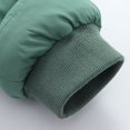 thumbnail image 2 of Kids Winter Jacket Winter Child Kids Solid Color Hoodie Zipper Coats Keep Warm Jacket Clothes, 2 of 8